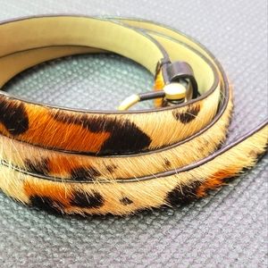 Cheetah Skin Thin Fashion Belt